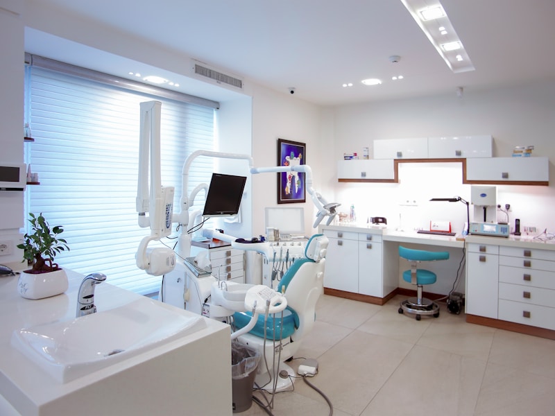 Modern dental clinic interior
